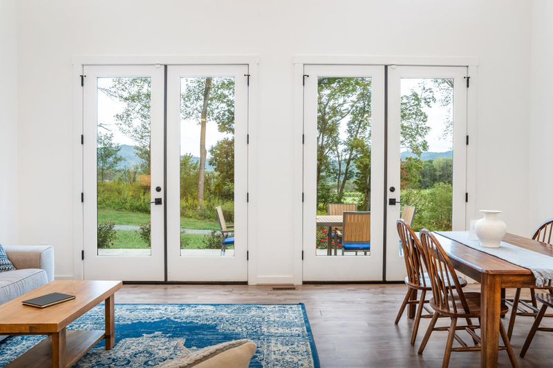 French doors leading from the great room out to the patio