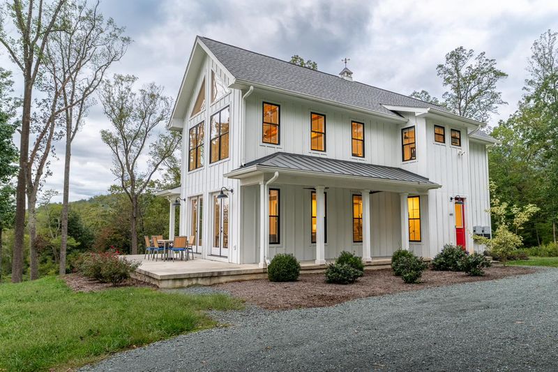Hilltop House from the side, with its covered porches